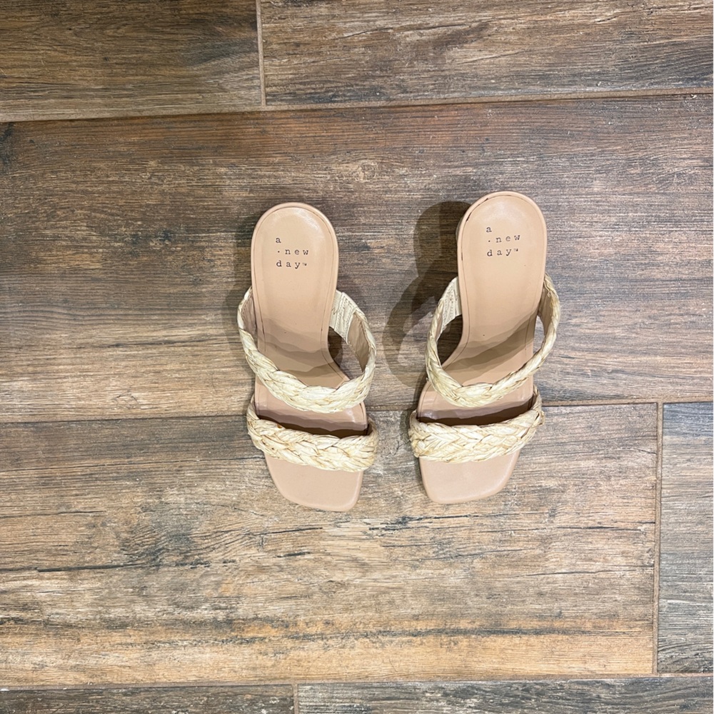 Target beach woven heel sandal
